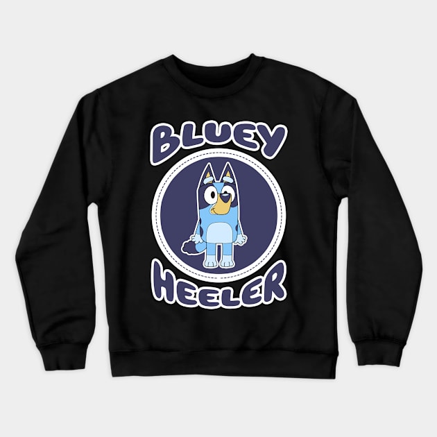 Bluey Heeler II Crewneck Sweatshirt by Gunung Sambojorka